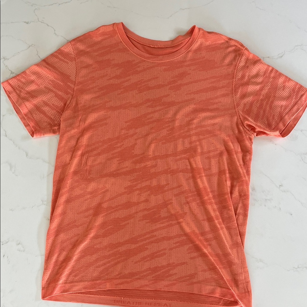 Lululemon orange shirt
